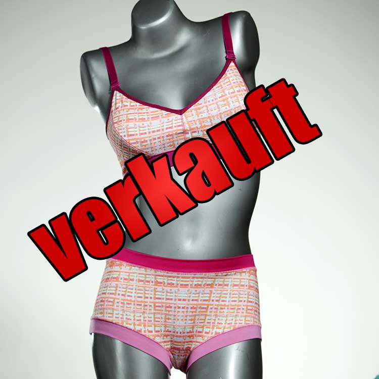 bequeme nachhaltige schöne farbige Bio Ensemble mit BH