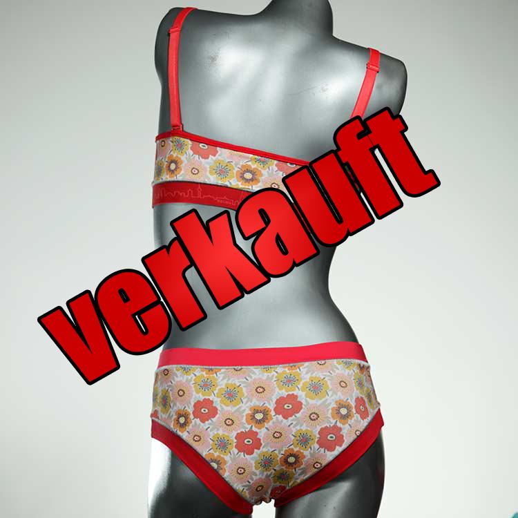 bequeme preiswerte ökologische bunte Bio Ensemble mit BH