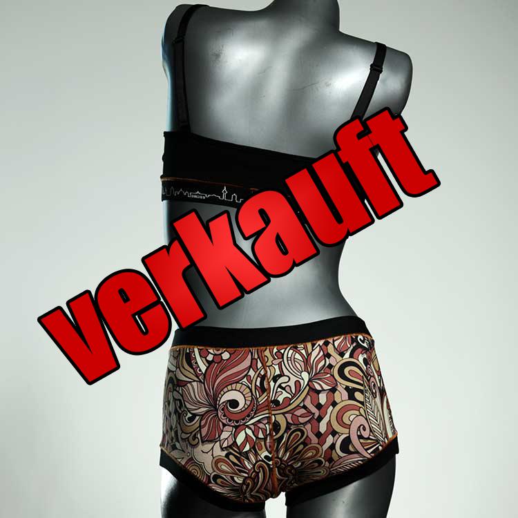 attraktive sexy schöne gemusterte Bio Ensemble mit BH