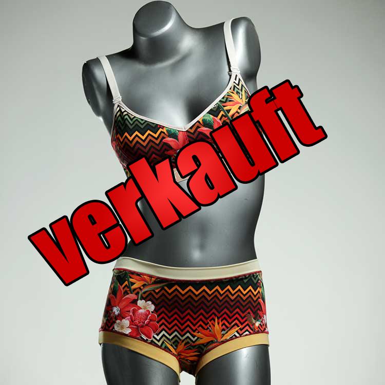 sexy günstige süße handgemachte Bio Ensemble mit BH