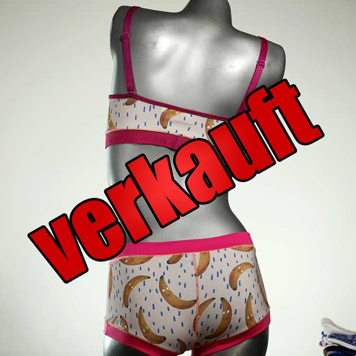 attraktive bequeme farbige schöne Bio Ensemble mit BH
