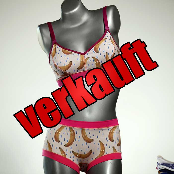attraktive bequeme farbige schöne Bio Ensemble mit BH