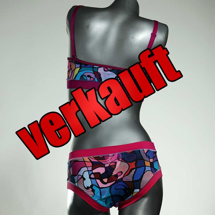 preiswerte bunte bequeme farbige Bio Ensemble mit BH