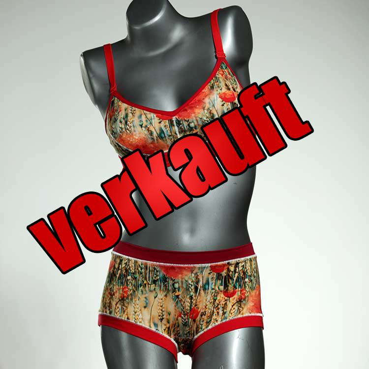süße gemusterte sexy preiswerte Bio Ensemble mit BH