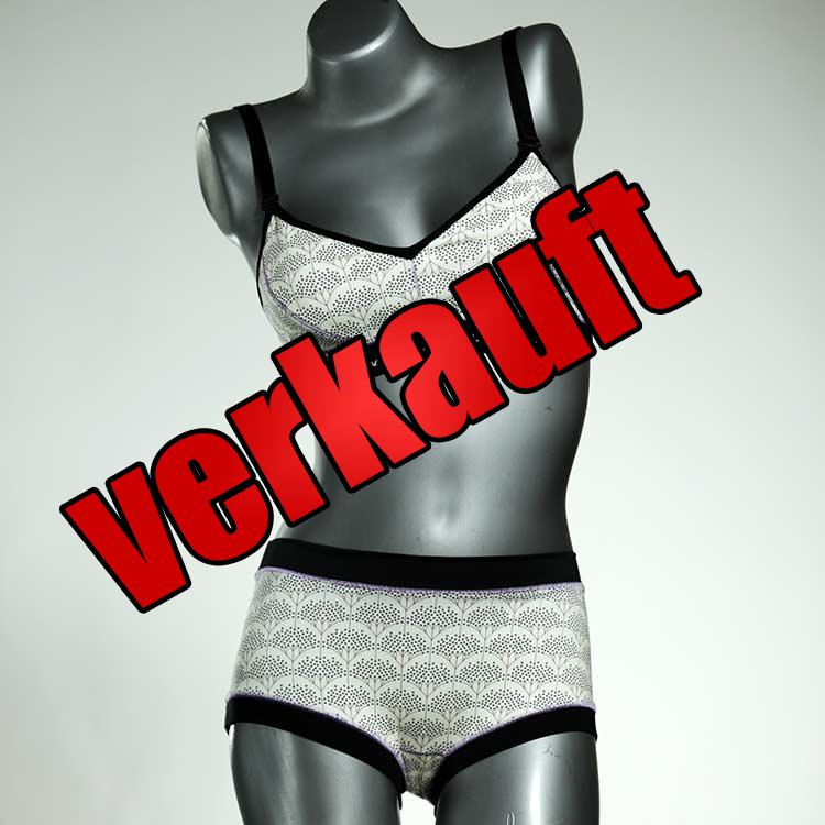 bequeme sexy gemusterte attraktive Bio Ensemble mit BH