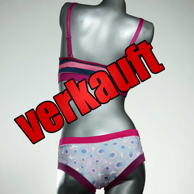 nachhaltige sexy bunte süße Bio Ensemble mit BH