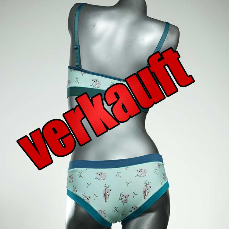 handgemachte bunte ökologische schöne Bio Ensemble mit BH
