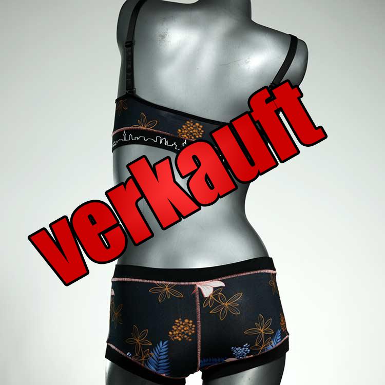 attraktive bequeme gemusterte schöne Bio Ensemble mit BH