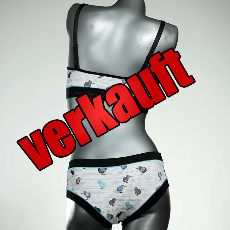 bunte attraktive handgemachte nachhaltige Bio Ensemble mit BH