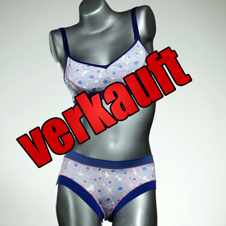 handgemachte nachhaltige bunte preiswerte Bio Ensemble mit BH