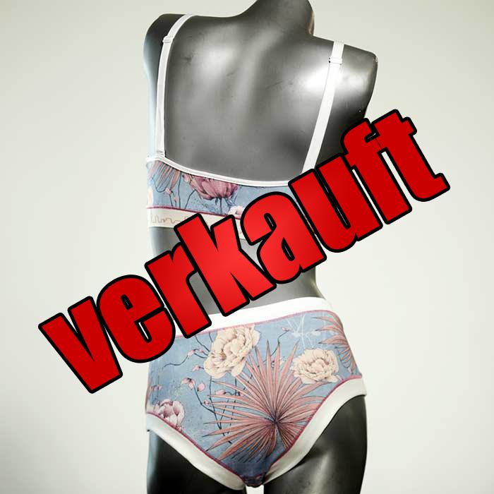 bunte nachhaltige ökologische handgemachte Bio Ensemble mit BH