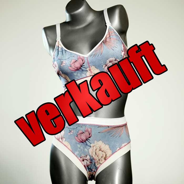 bunte nachhaltige ökologische handgemachte Bio Ensemble mit BH