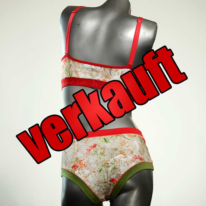 bequeme attraktive preiswerte bunte Bio Ensemble mit BH