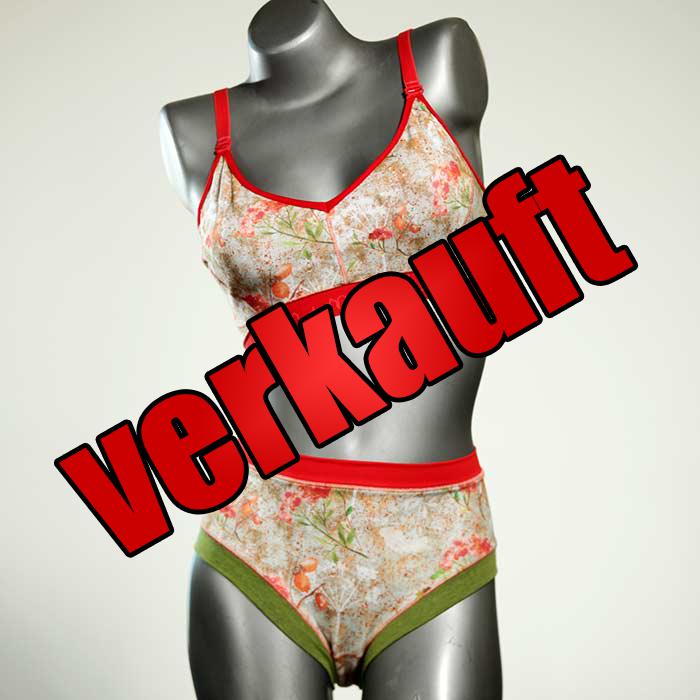 bequeme attraktive preiswerte bunte Bio Ensemble mit BH