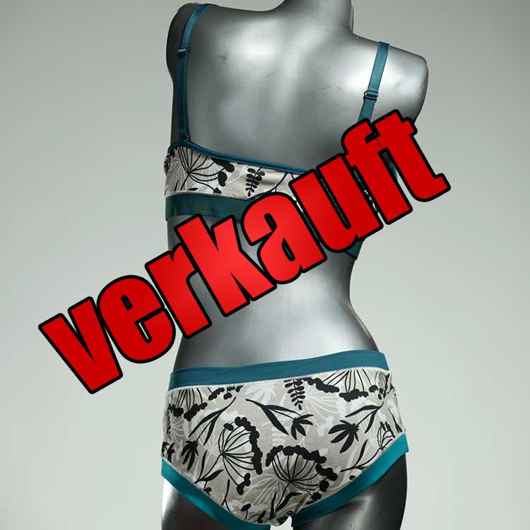 bequeme farbige bunte süße Bio Ensemble mit BH