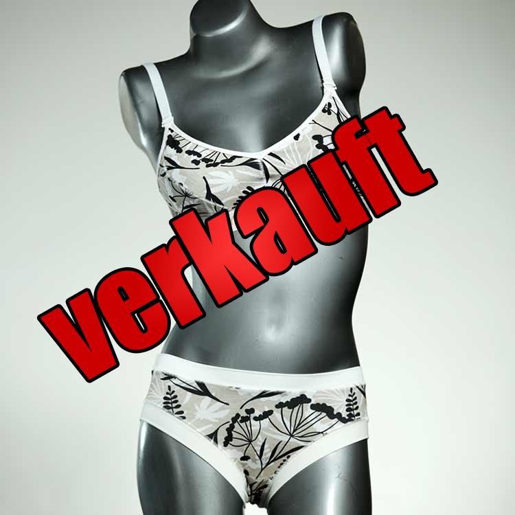 bequeme bunte schöne süße Bio Ensemble mit BH