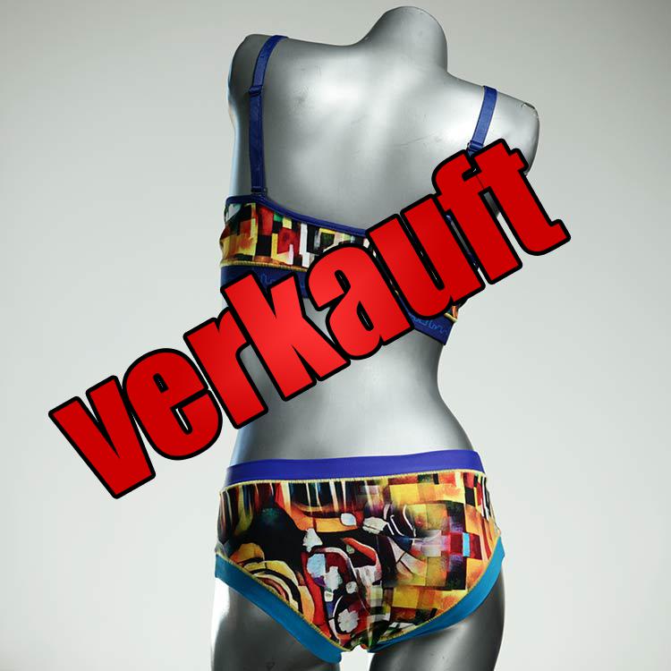 handgemachte süße günstige gemusterte Bio Ensemble mit BH