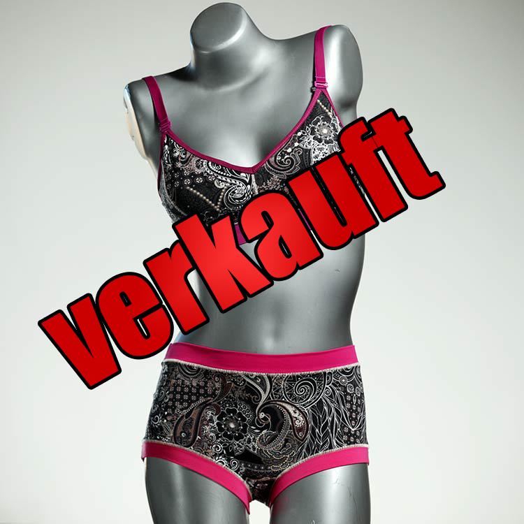 sexy farbige günstige handgemachte Bio Ensemble mit BH