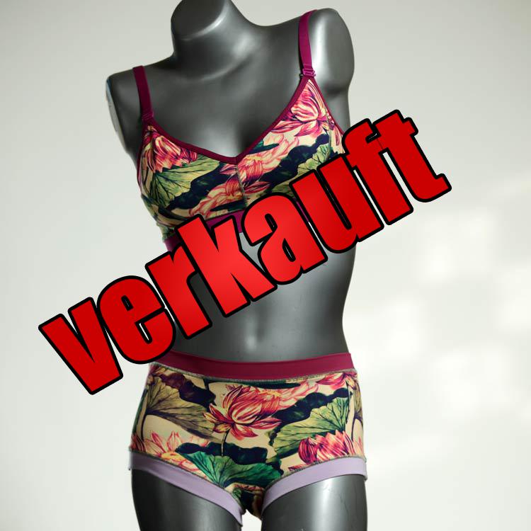 schöne gemusterte sexy attraktive Bio Ensemble mit BH