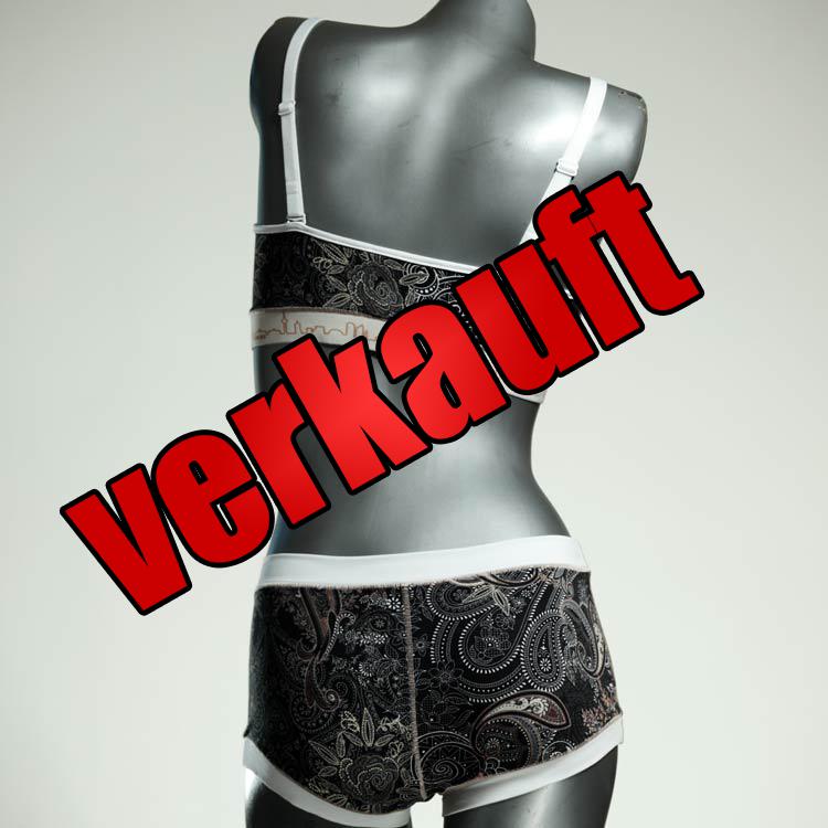 farbige bunte handgemachte sexy Bio Ensemble mit BH