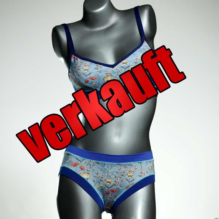 farbige nachhaltige sexy bequeme Bio Ensemble mit BH