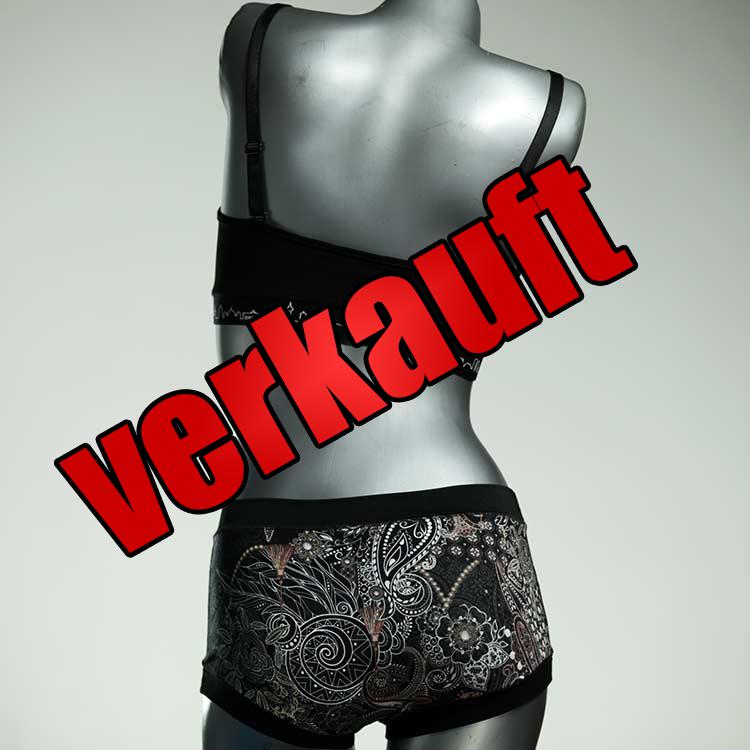 gemusterte ökologische süße farbige Bio Ensemble mit BH