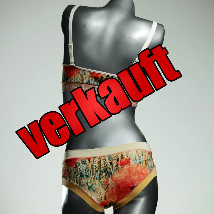 farbige bequeme günstige ökologische Bio Ensemble mit BH