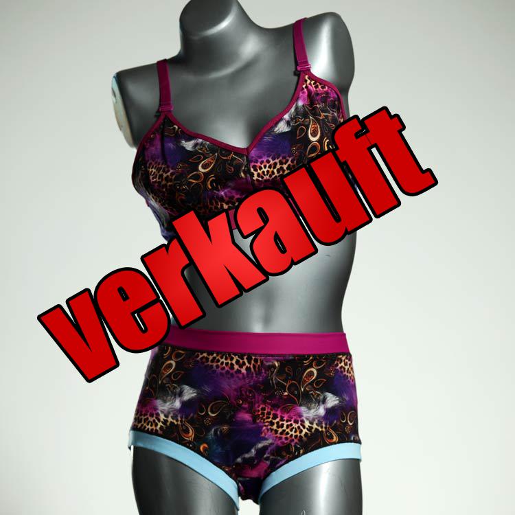 günstige süße gemusterte preiswerte Bio Ensemble mit BH