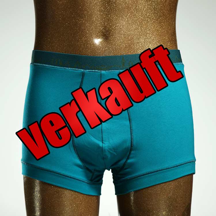 attraktiver nachhaltiger handgemachter bequemer Bio Herrenshorts uni