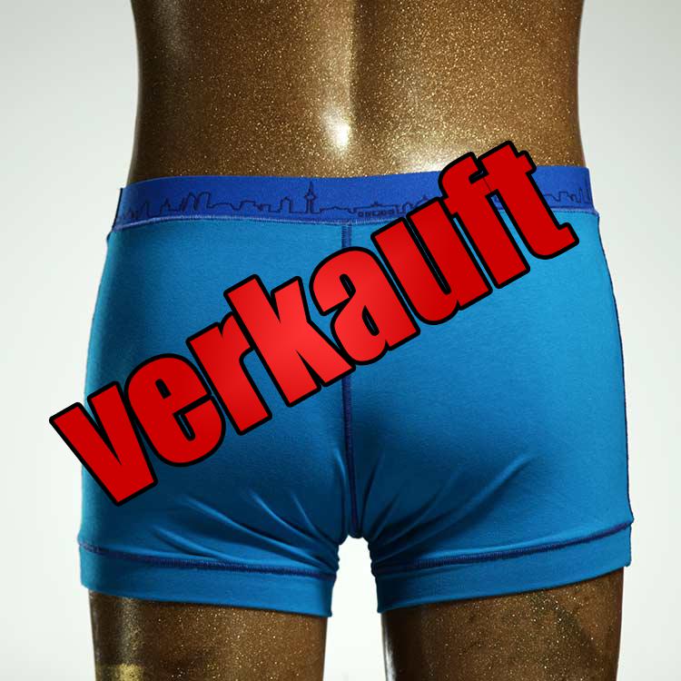 sexy handgemachter schöner Bio Herrenshorts uni