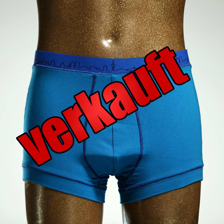 sexy handgemachter schöner Bio Herrenshorts uni