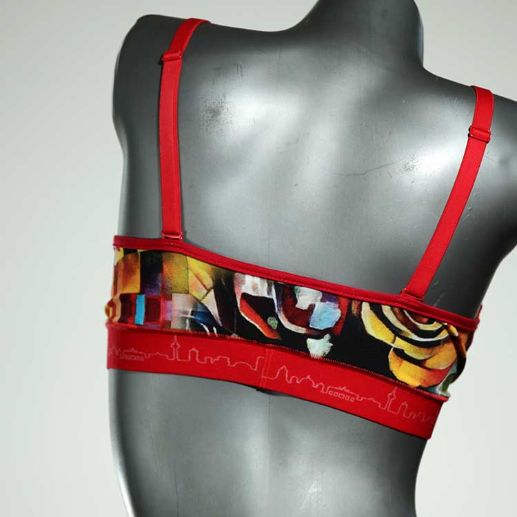 bunte bequeme ökologische sexy BH, Büsternhalter aus Biobaumwolle, Damenunterwäsche