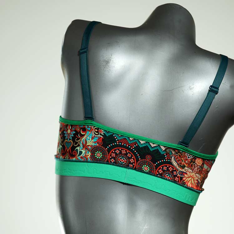 farbige gemusterte günstige sexy BH, Büsternhalter aus Biobaumwolle, Damenunterwäsche