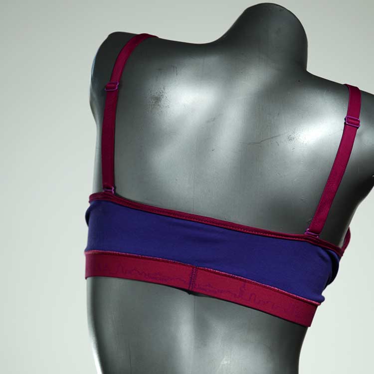 gemusterte preiswerte sexy attraktive BH, Büsternhalter aus Biobaumwolle, Damenunterwäsche