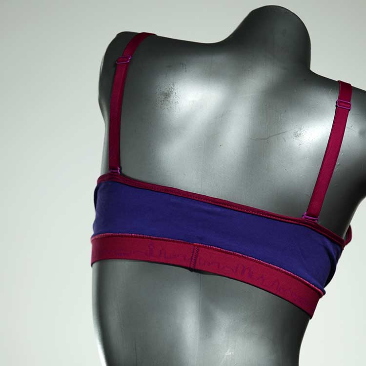 bequeme gemusterte preiswerte sexy BH, Büsternhalter aus Biobaumwolle, Damenunterwäsche