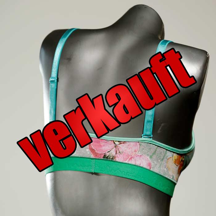 süße gemusterte sexy handgemachte BH, Büsternhalter aus Biobaumwolle, Damenunterwäsche