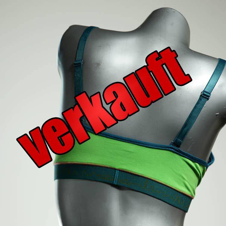 attraktive gemusterte preiswerte bunte BH, Büsternhalter aus Biobaumwolle, Damenunterwäsche