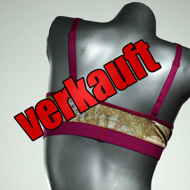 preiswerte sexy süße gemusterte BH, Büsternhalter aus Biobaumwolle, Damenunterwäsche