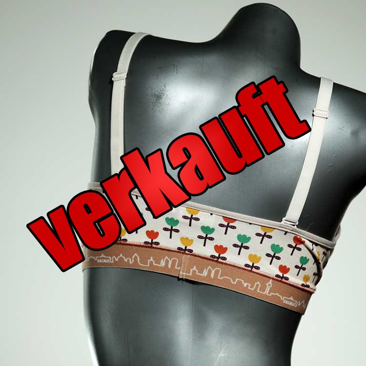 handgemachte attraktive farbige ökologische BH, Büsternhalter aus Biobaumwolle, Damenunterwäsche