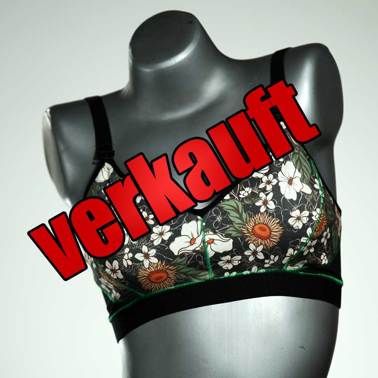 sexy gemusterte preiswerte attraktive BH, Büsternhalter aus Biobaumwolle, Damenunterwäsche