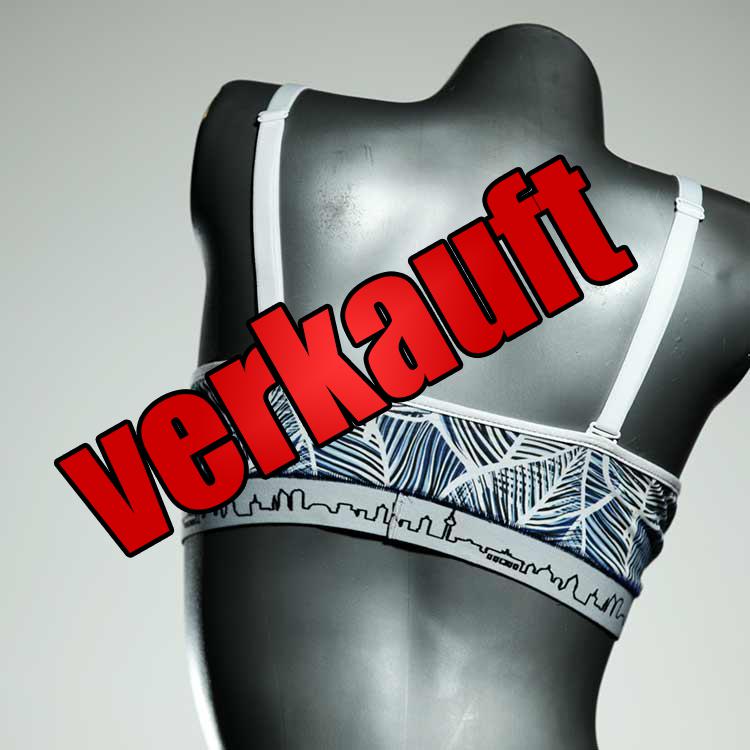 gemusterte sexy süße nachhaltige BH, Büsternhalter aus Biobaumwolle, Damenunterwäsche