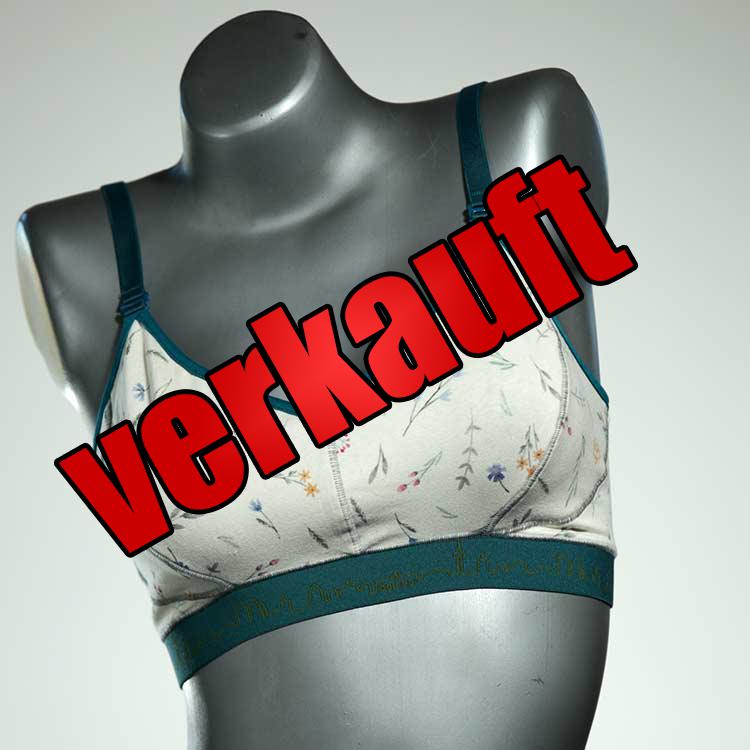 farbige handgemachte günstige sexy BH, Büsternhalter aus Biobaumwolle, Damenunterwäsche