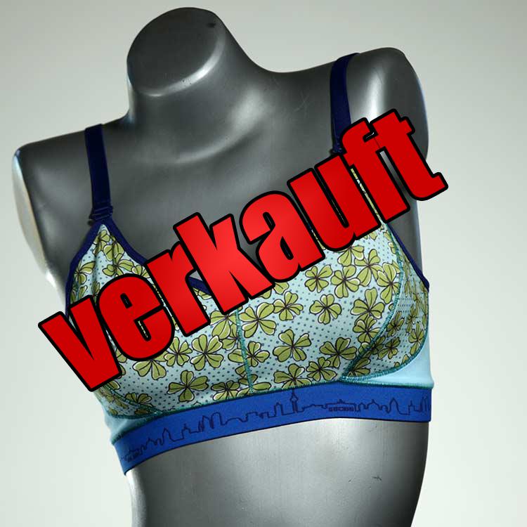 bequeme preiswerte handgemachte farbige BH, Büsternhalter aus Biobaumwolle, Damenunterwäsche