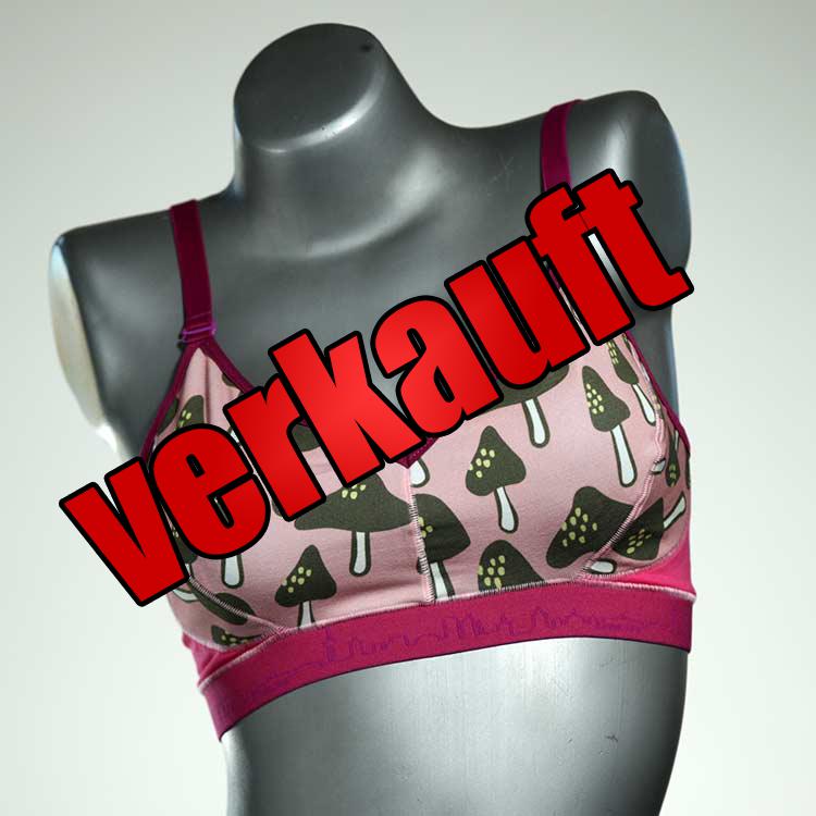 süße sexy bequeme bunte BH, Büsternhalter aus Biobaumwolle, Damenunterwäsche