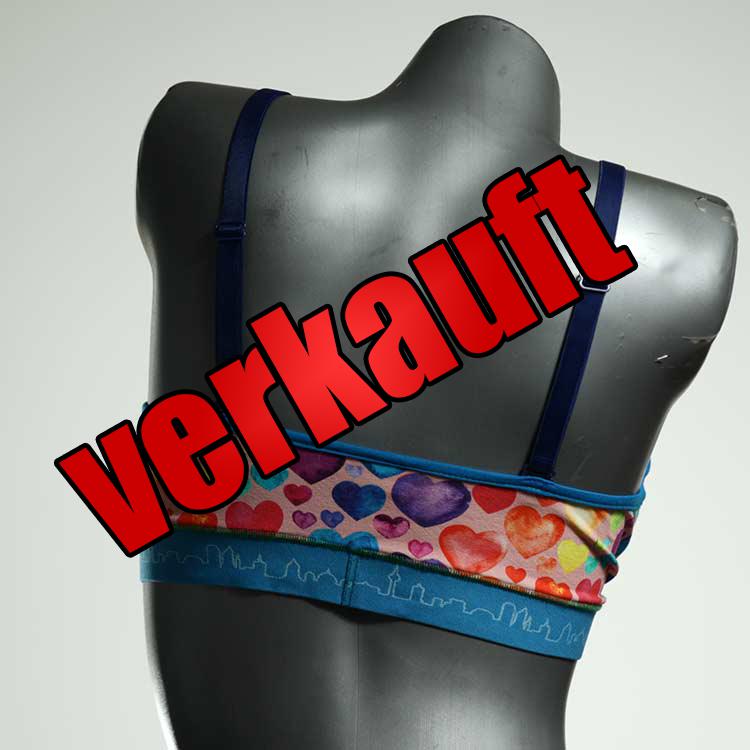 bunte ökologische günstige schöne BH, Büsternhalter aus Biobaumwolle, Damenunterwäsche