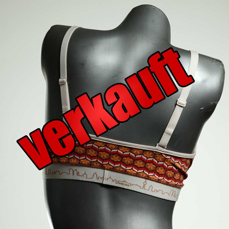 bunte ökologische gemusterte günstige BH, Büsternhalter aus Biobaumwolle, Damenunterwäsche