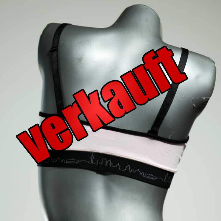 attraktive gemusterte schöne nachhaltige BH, Büsternhalter aus Biobaumwolle, Damenunterwäsche