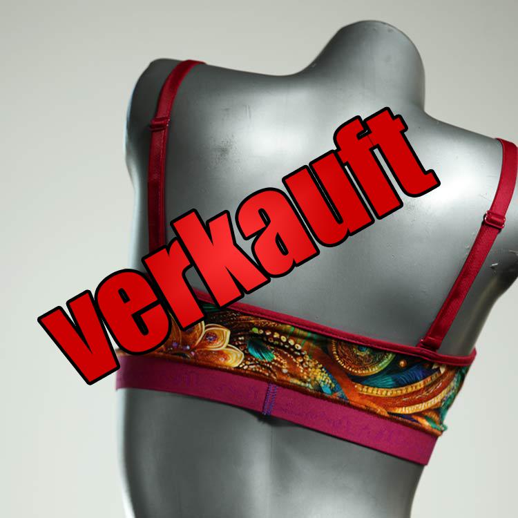 bunte nachhaltige attraktive bequeme BH, Büsternhalter aus Biobaumwolle, Damenunterwäsche