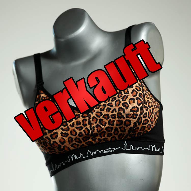 süße nachhaltige gemusterte sexy BH, Büsternhalter aus Biobaumwolle, Damenunterwäsche