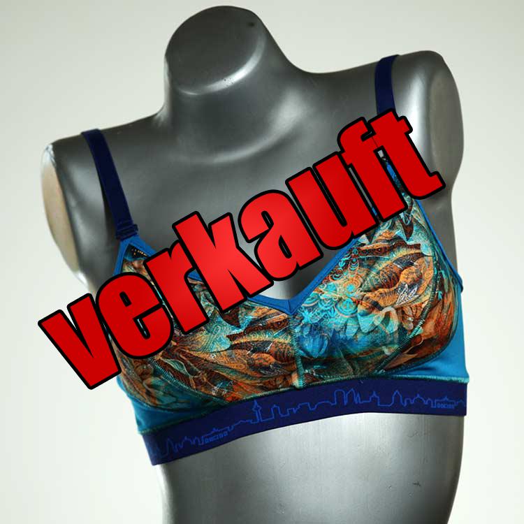 farbige schöne handgemachte nachhaltige BH, Büsternhalter aus Biobaumwolle, Damenunterwäsche